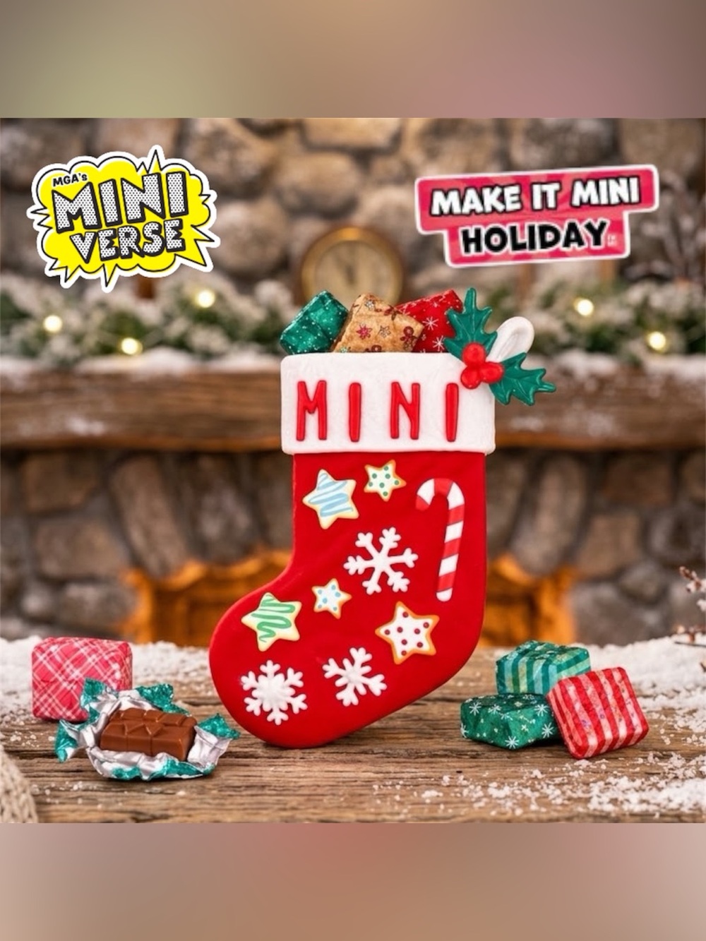 MGA's Miniverse Make It Mini 2026 Holiday Series 4: HOLIDAY STOCKING (Sealed)